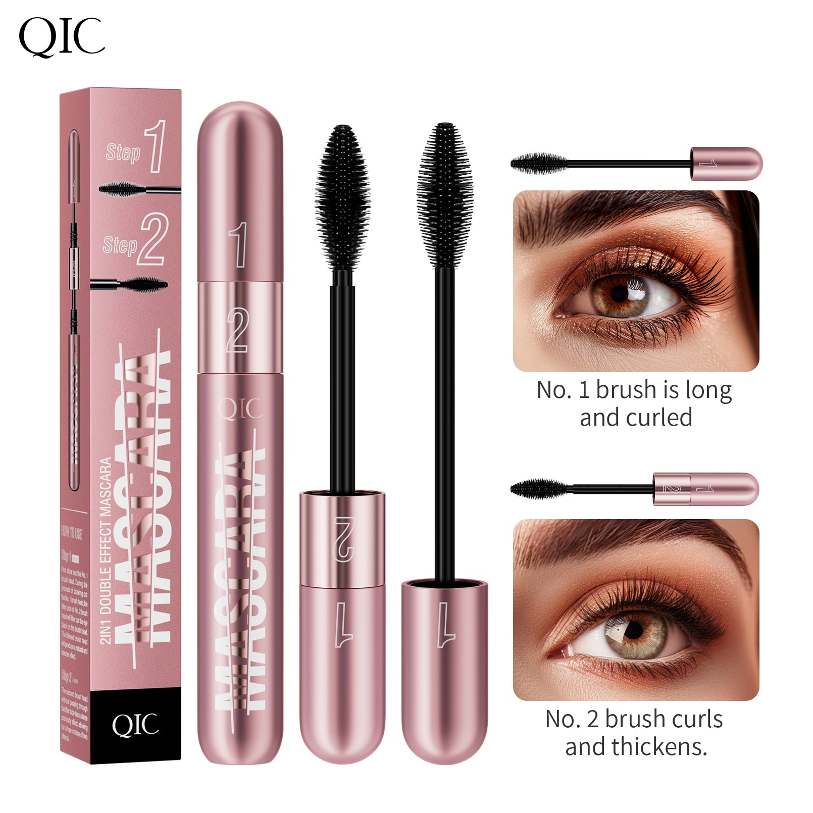 2-in-1 Lash Multiplying Mascara ✨ 24H Oil & Sweat Proof! 💦 Smudge-Proof Lengthening + Curl & Volume 🌟 Clump-Free #LashHack! #WaterproofMascara #VolumeMascara 2-in-1 Lash Multiplying Mascara ✨ 24H Oil & Sweat Proof! 💦 Smudge-Proof Lengthening + Curl & Volume 🌟 Clump-Free #LashHack! #WaterproofMascara #VolumeMascara